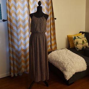 Chevron print dress